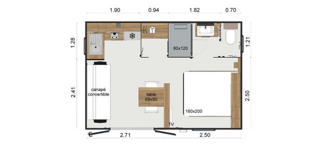 Plan Mobil-home Rapidhome New Valley New Valley 61